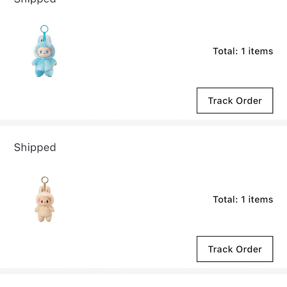 Adorable Blue and Cream Plush Doll